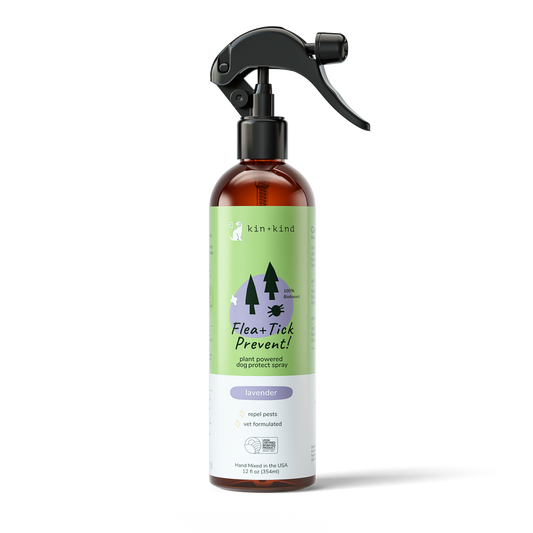Kin+Kind Flea/Tick Repel Spray for Dogs Only | Lavender