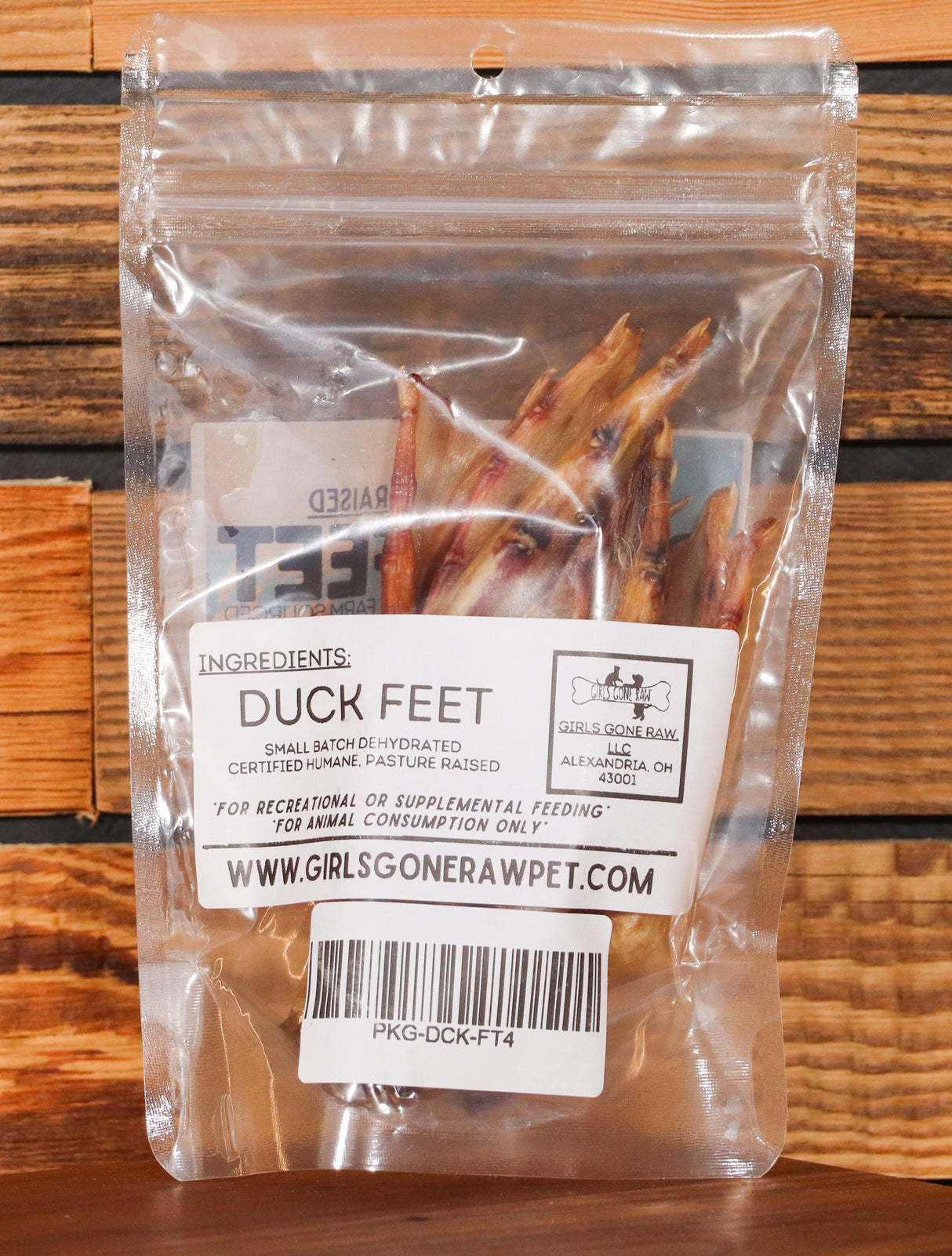 Girls Gone Raw | Duck Feet (4 Pack)