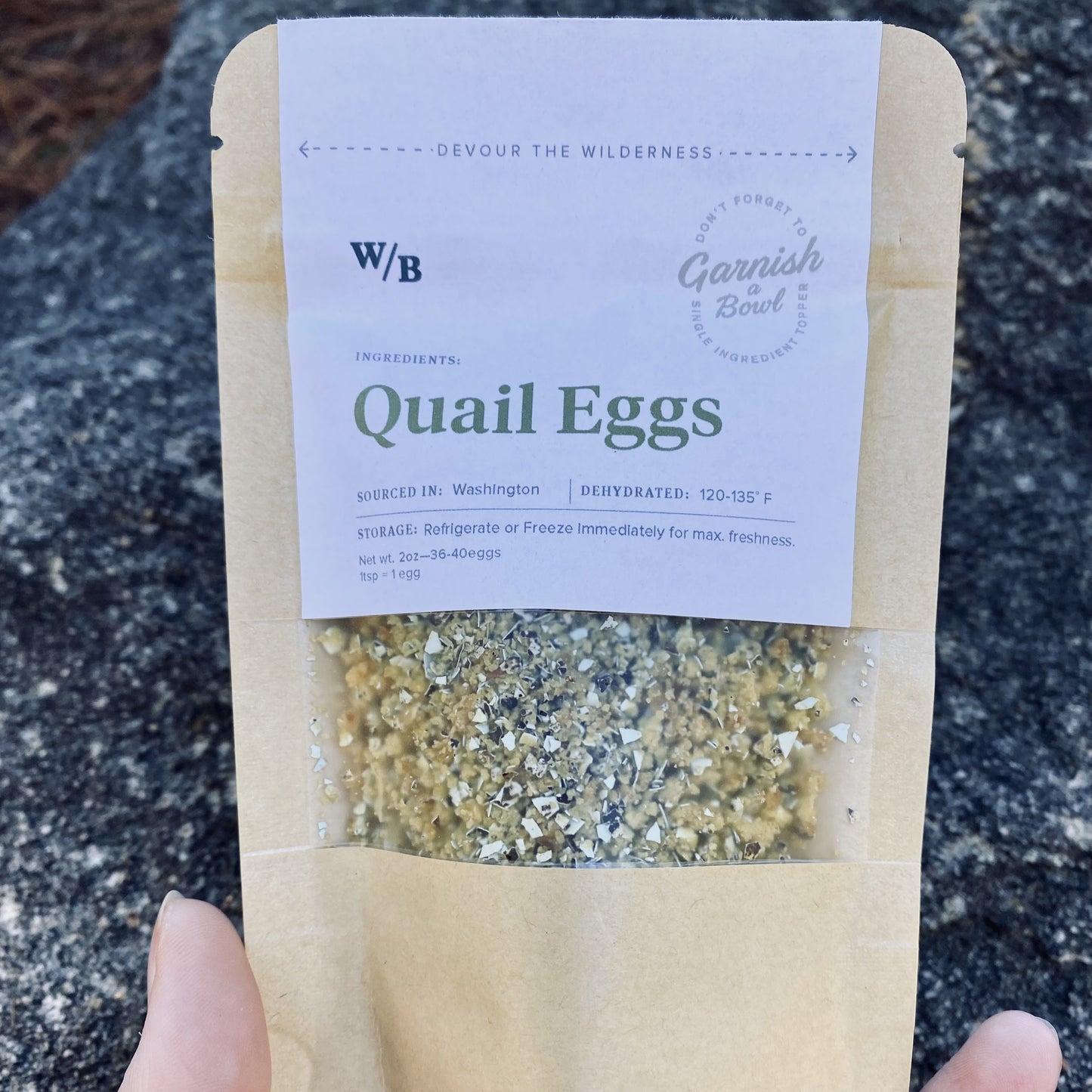 WilderBites Quail Egg Garnish | 2oz