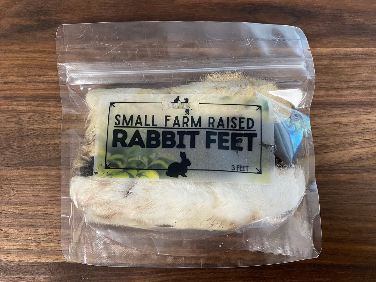 Girls Gone Raw | Rabbit Feet, 3pk