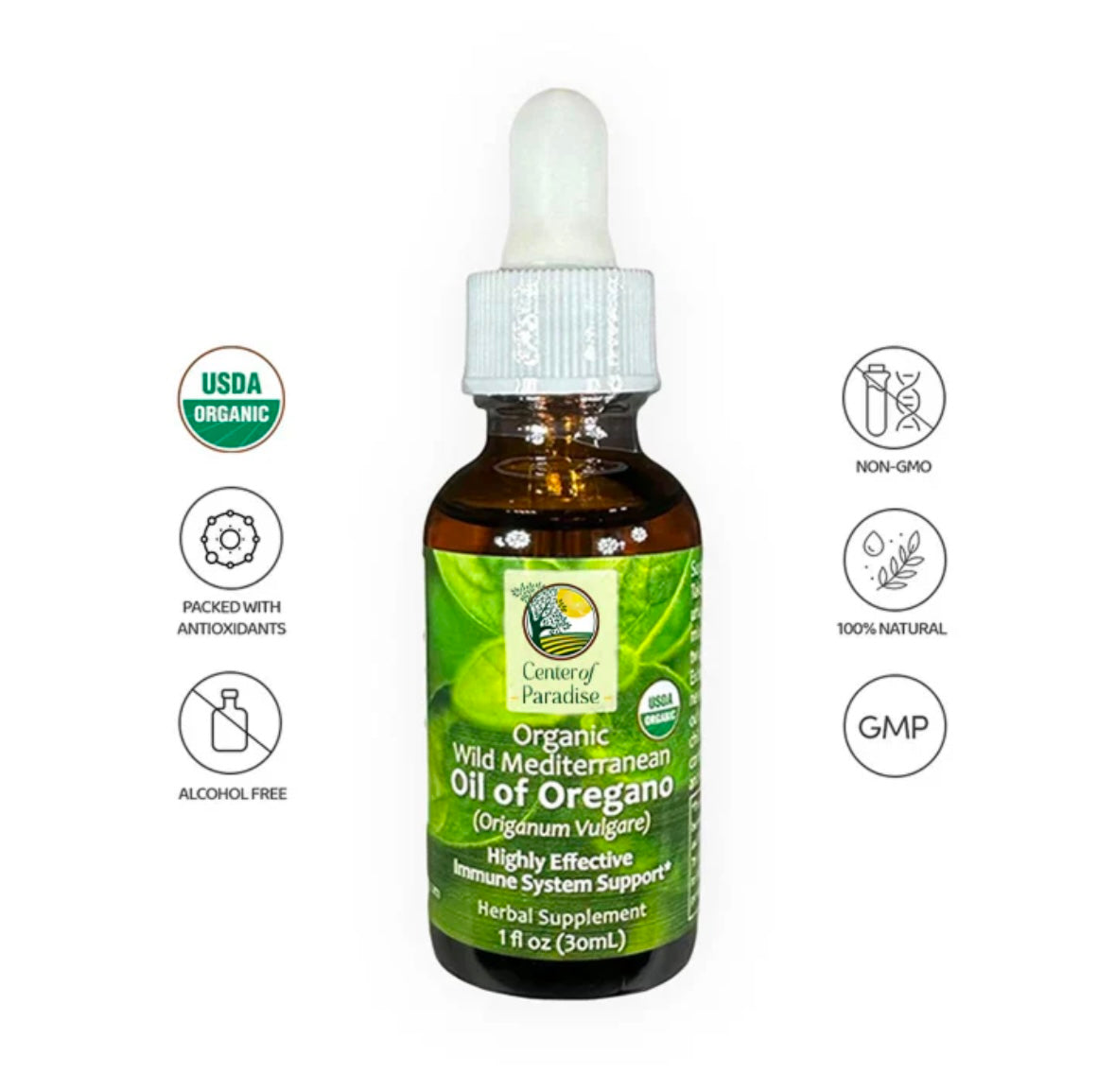 Center of Paradise | Organic Oil of Oregano - 30ml
