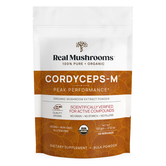 Real Mushrooms | Organic Cordyceps Mushroom Powder - 60g