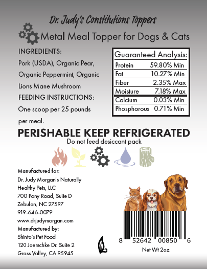 Dr. Judy's Constitutions TCVM Toppers - 2 oz.