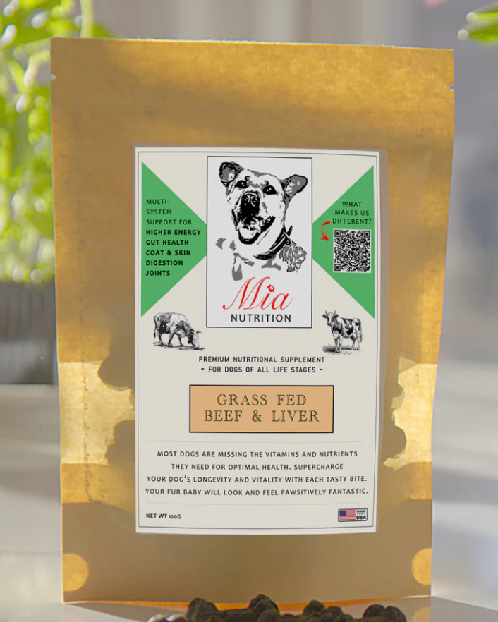 Mia Nutrition | Grass Fed Beef & Liver Treats