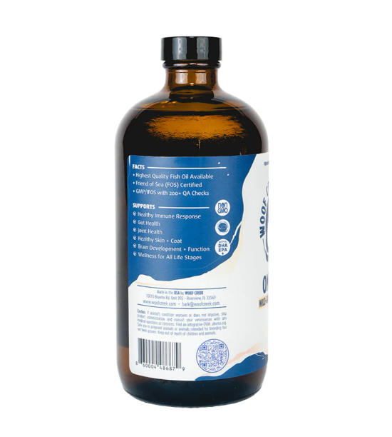 Woof Creek | Omega-3 Ocean Fish Oil For Dogs + Cats