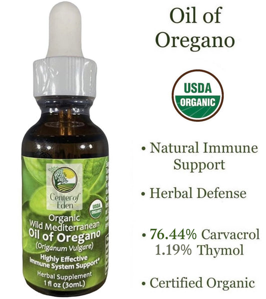 Center of Eden | Organic Oil of Oregano - 30ml