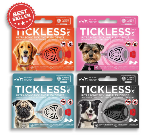 Tickless Classic Pet | Chemical-Free Tick and Flea Repellent (6 MONTH PROTECTION)