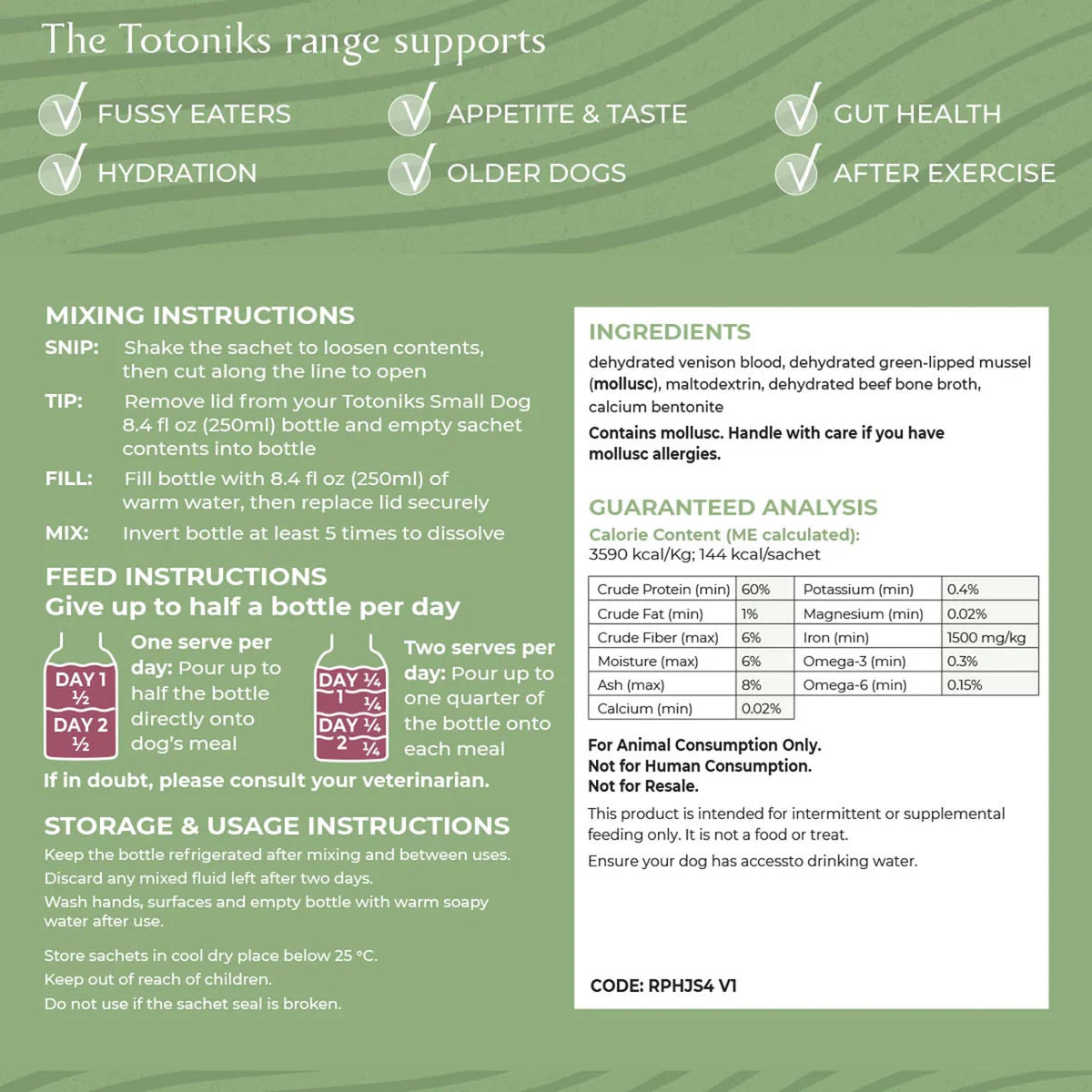 Totoniks | Hip, Joint & Hydration Topper