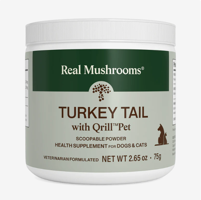 Real Mushrooms | Turkey Tail with Qrill™Pet