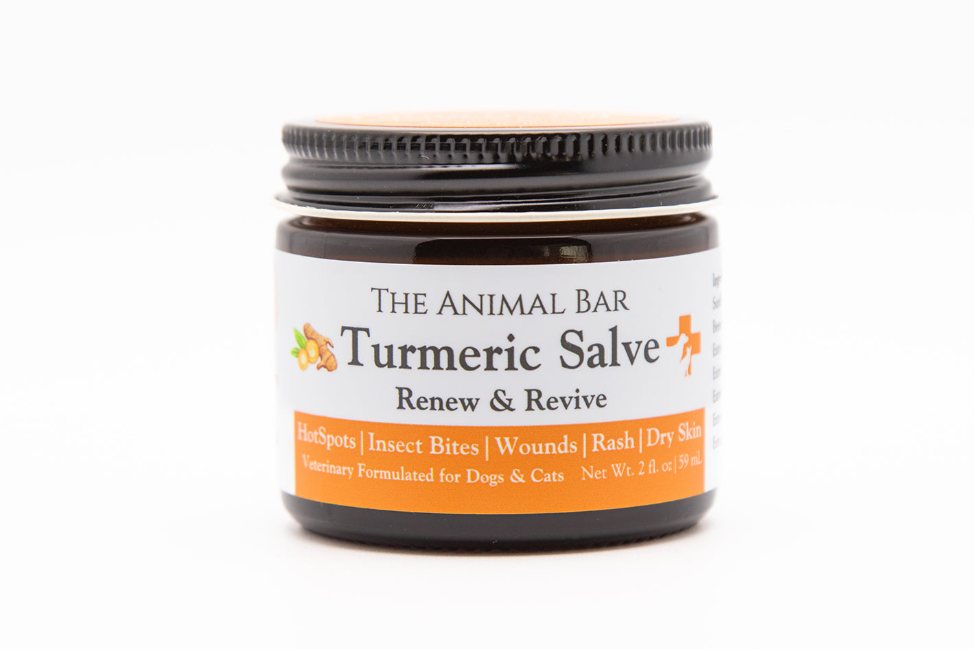 The Animal Bar | Turmeric Salve for Dogs & Cats - 2oz