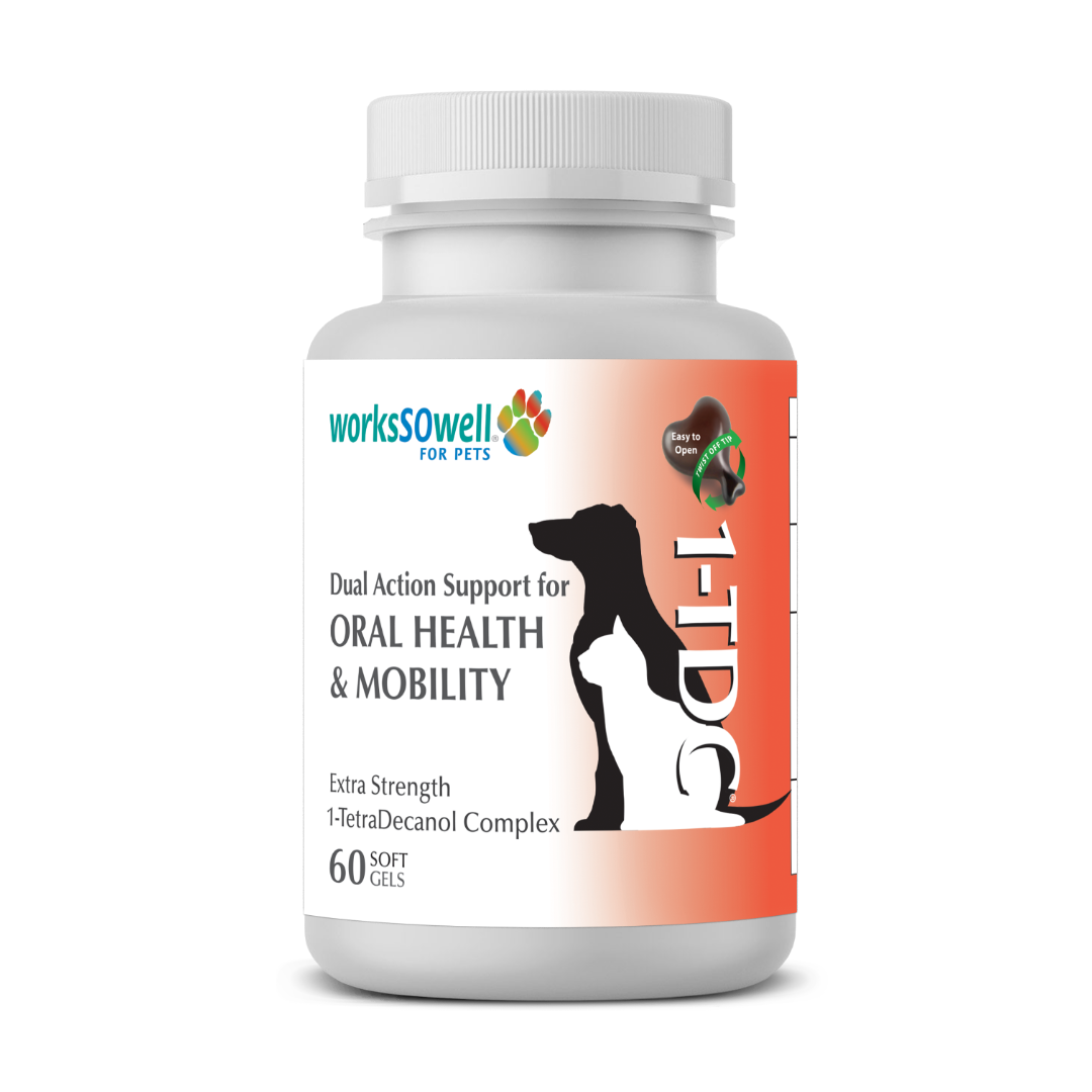 1-TDC Oral Health + Mobility Support for Dogs and Cats | 60 Count