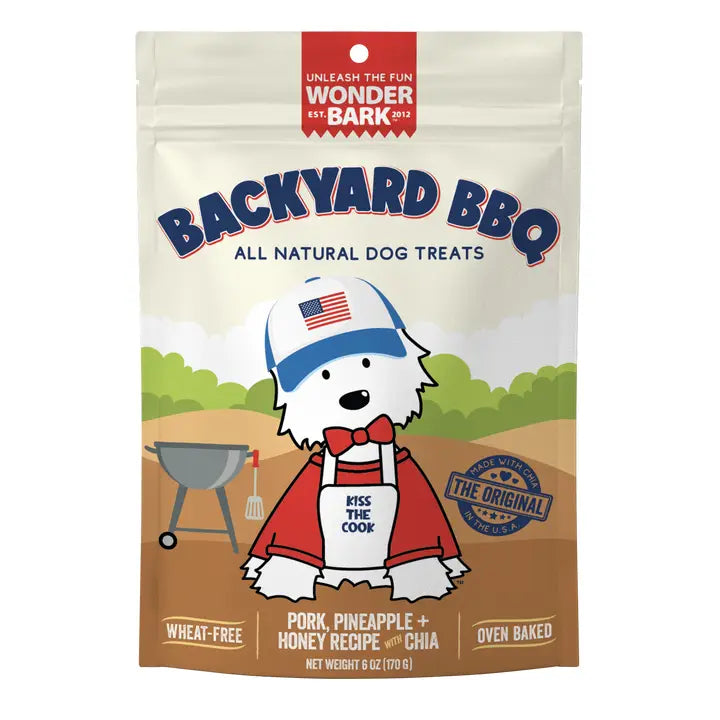 Wonder Bark All-Natural Dog Treats | Backyard BBQ - 6oz
