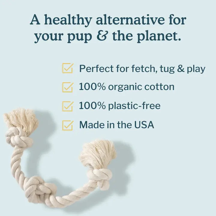 The Kind Pet | 100% Organic Cotton Rope Dog Toys (USA Made)