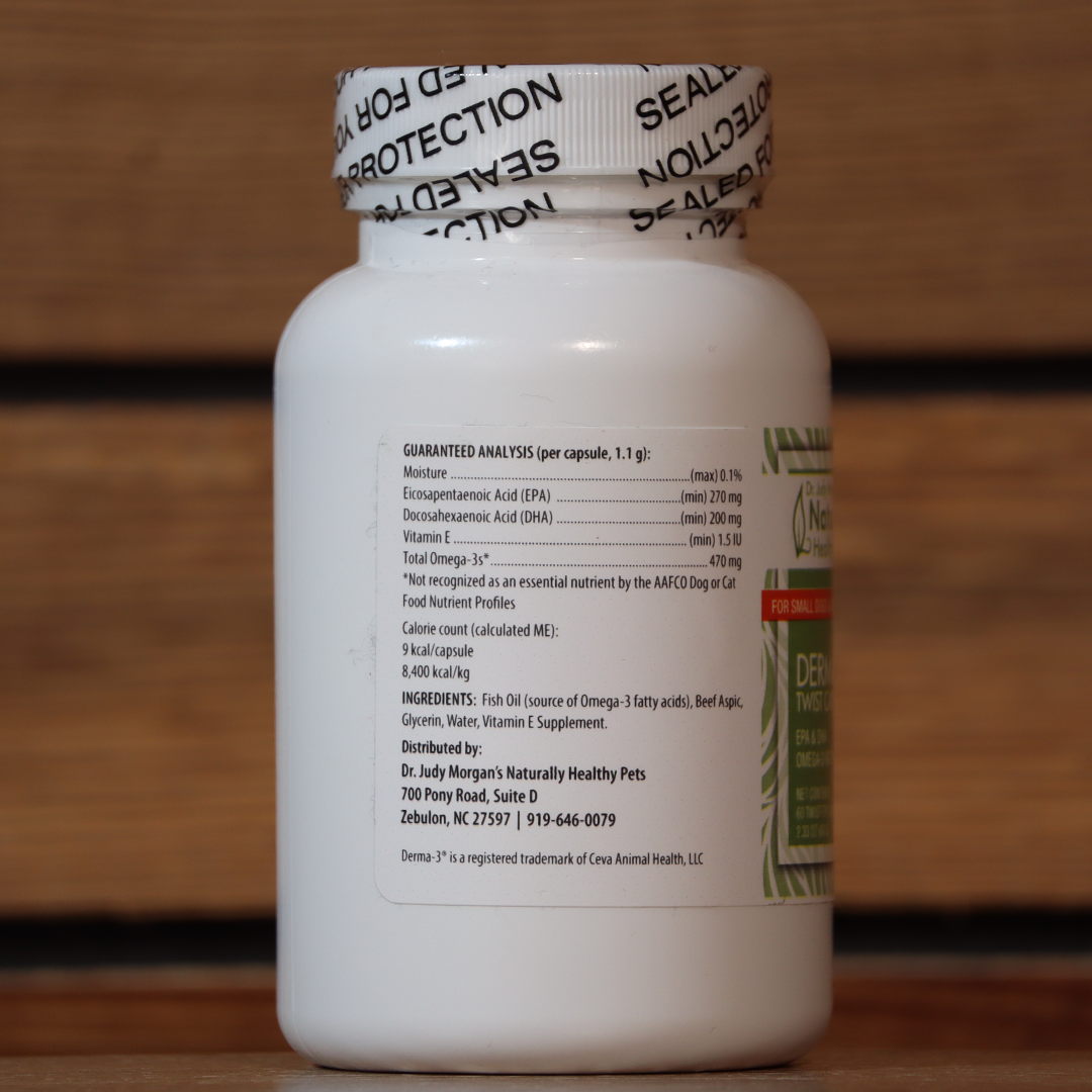 Dr. Judy's Derma-3 Omega3 Fish Oil Twist Caps