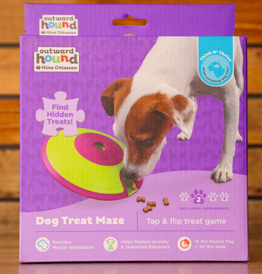 Nina Ottosson Dog Treat Maze Interactive Dog Toy