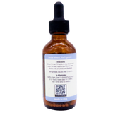 Amber glass dropper bottle of Dr. Katie’s Remedies | Kidney - Renal System Support, featuring a label with directions for use, a QR code, and Made in USA text.