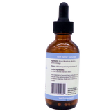 Amber glass dropper bottle of Dr. Katie’s Remedies | Kidney - Renal System Support with a blue label listing homeopathic ingredients and a barcode.