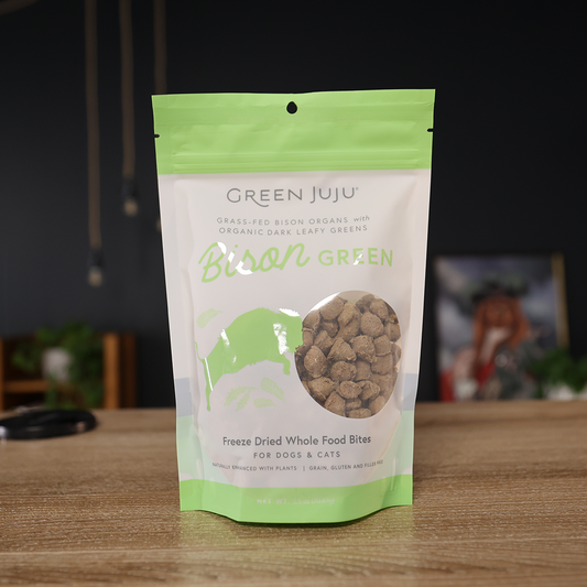 Green Juju Bison Green - Freeze Dried Bites