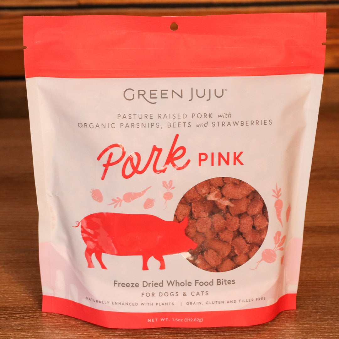 Green Juju Pork Pink - Freeze Dried Bites