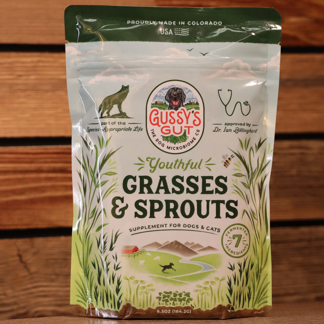 Gussy's Gut | Youthful Grasses & Sprouts for Dogs & Cats