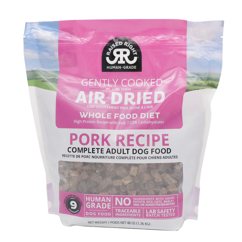 Raised Right | Air Dried Adult Dog Food – Dr. Judy Morgan's Naturally ...