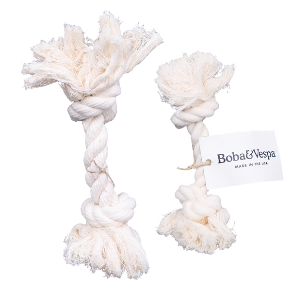 Boba & Vespa | 100% Organic Cotton Rope Dog Toys (USA Made) – Dr