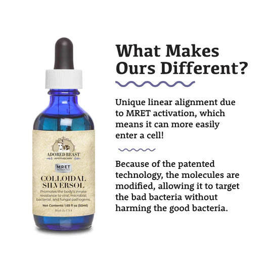 Adored Beast Apothecary | Colloidal SilverSol *MRET Activated, 50ml