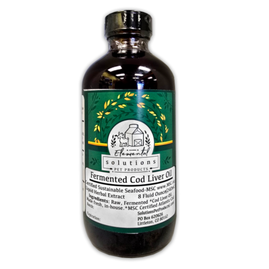 Solutions Pet Products | Fermented Cod Liver Oil - 8oz