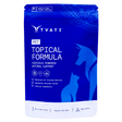 Blue Tvati Advanced Pet Mobility Formula pouch featuring a dog and cat silhouette and 30 single-use vials for pet joint health.