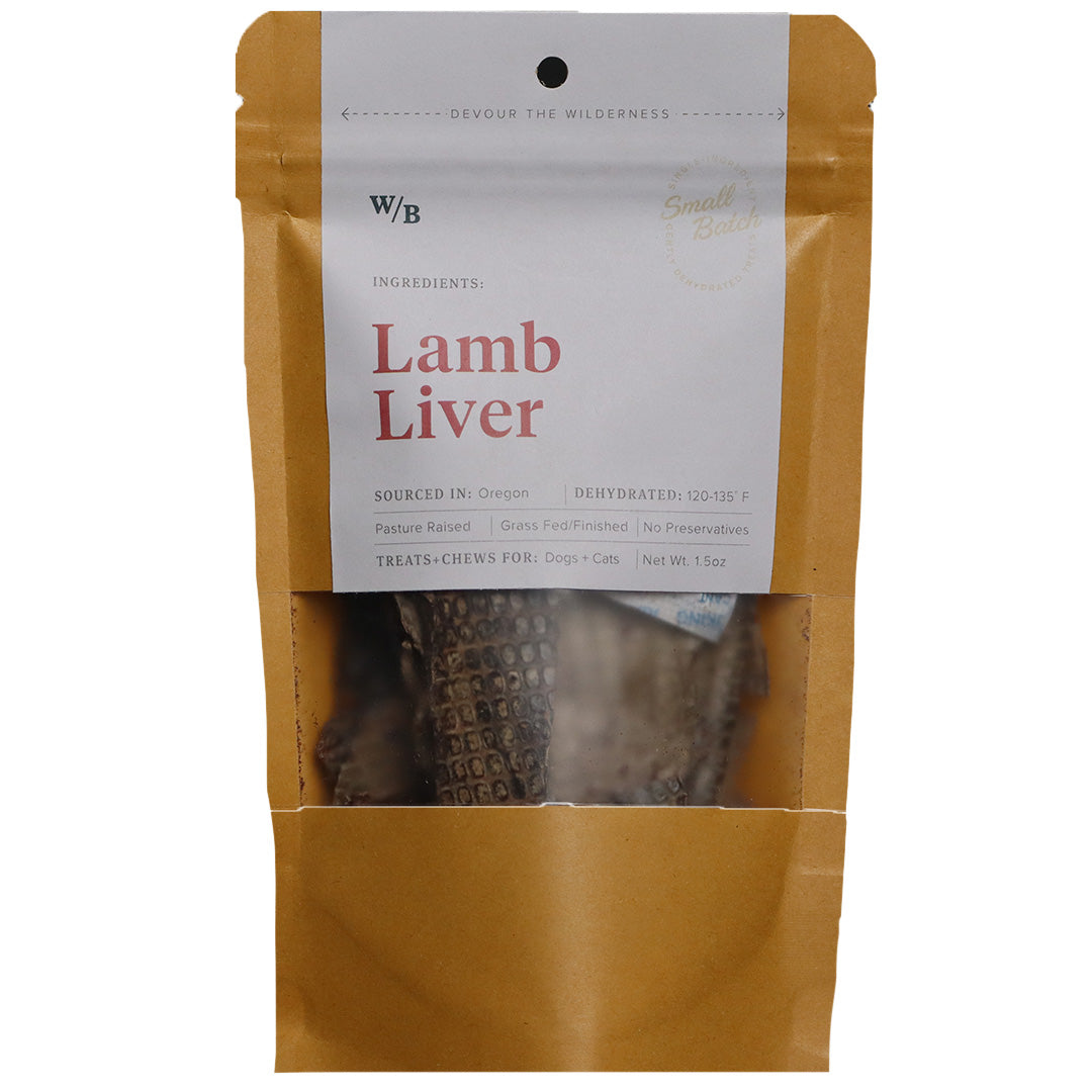 WilderBites Lamb Liver Treats | 1.5oz