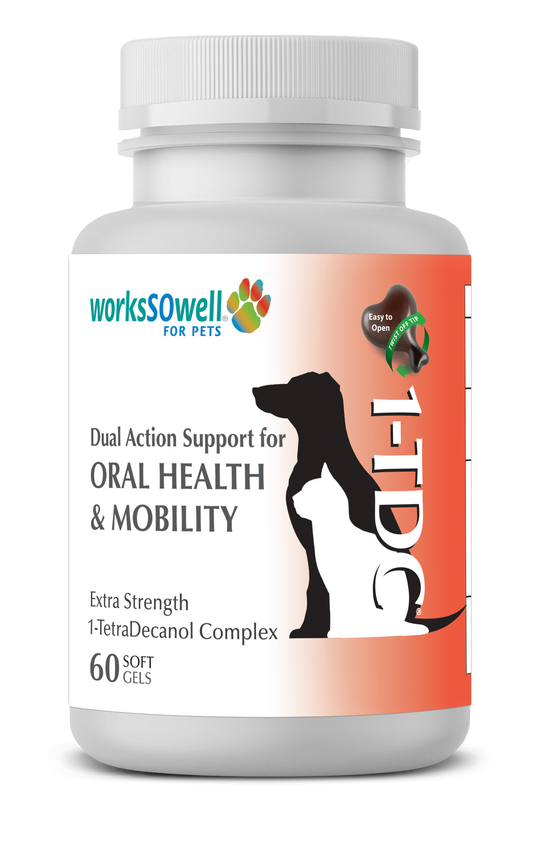 1-TDC Oral Health + Mobility Support for Dogs and Cats | 60 Count