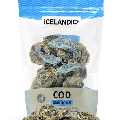 Icelandic+ Cod Skin Rolls Dog Treat