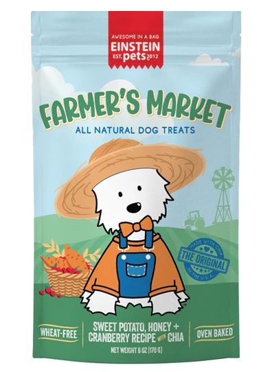Einstein Pets All-Natural Dog Treats | Farmer's Market - 6oz