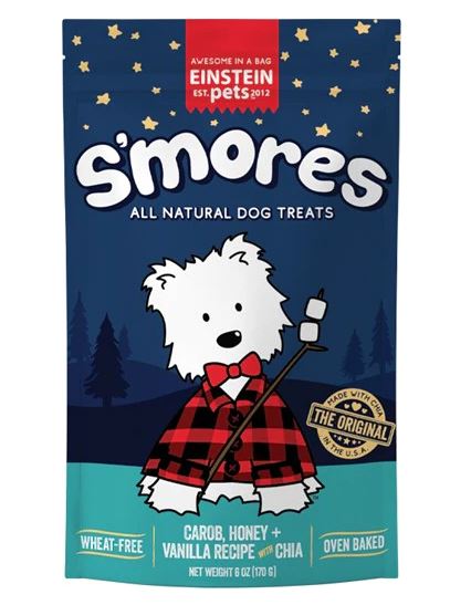 Einstein Pets All-Natural Dog Treats | S'mores- 6oz
