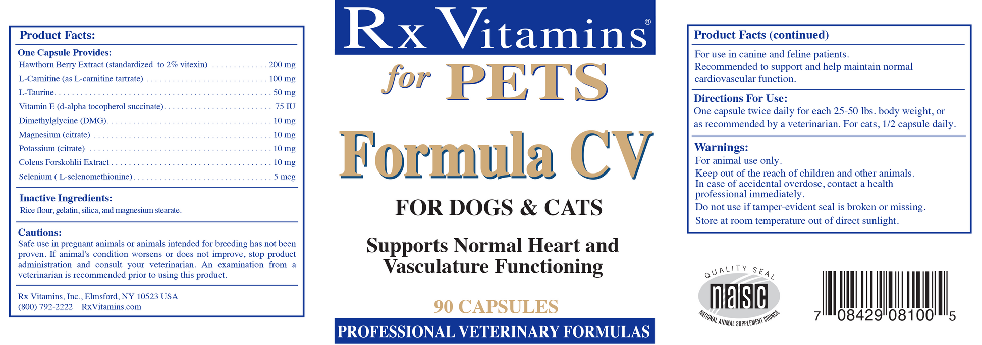 Rx Formula CV Dr. Judy Morgan s Naturally Healthy Pets
