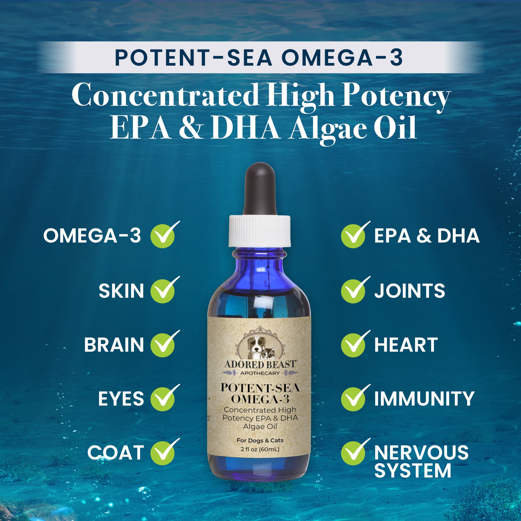 Adored Beast Apothecary Potent Sea Omega 3