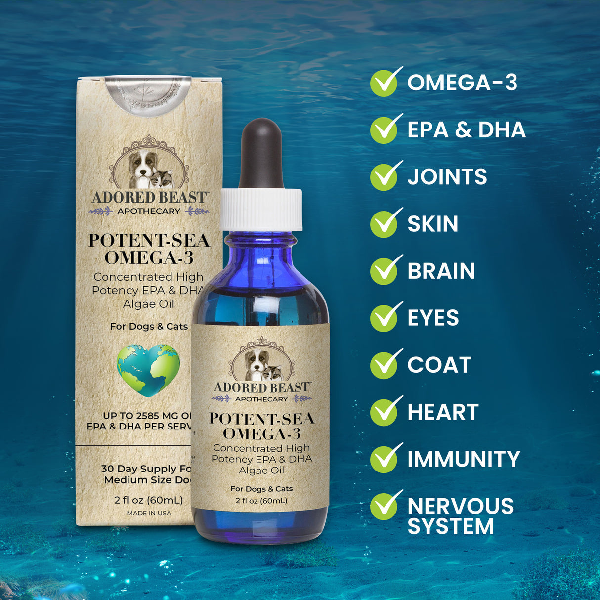 Adored Beast Apothecary Potent-Sea | Omega-3