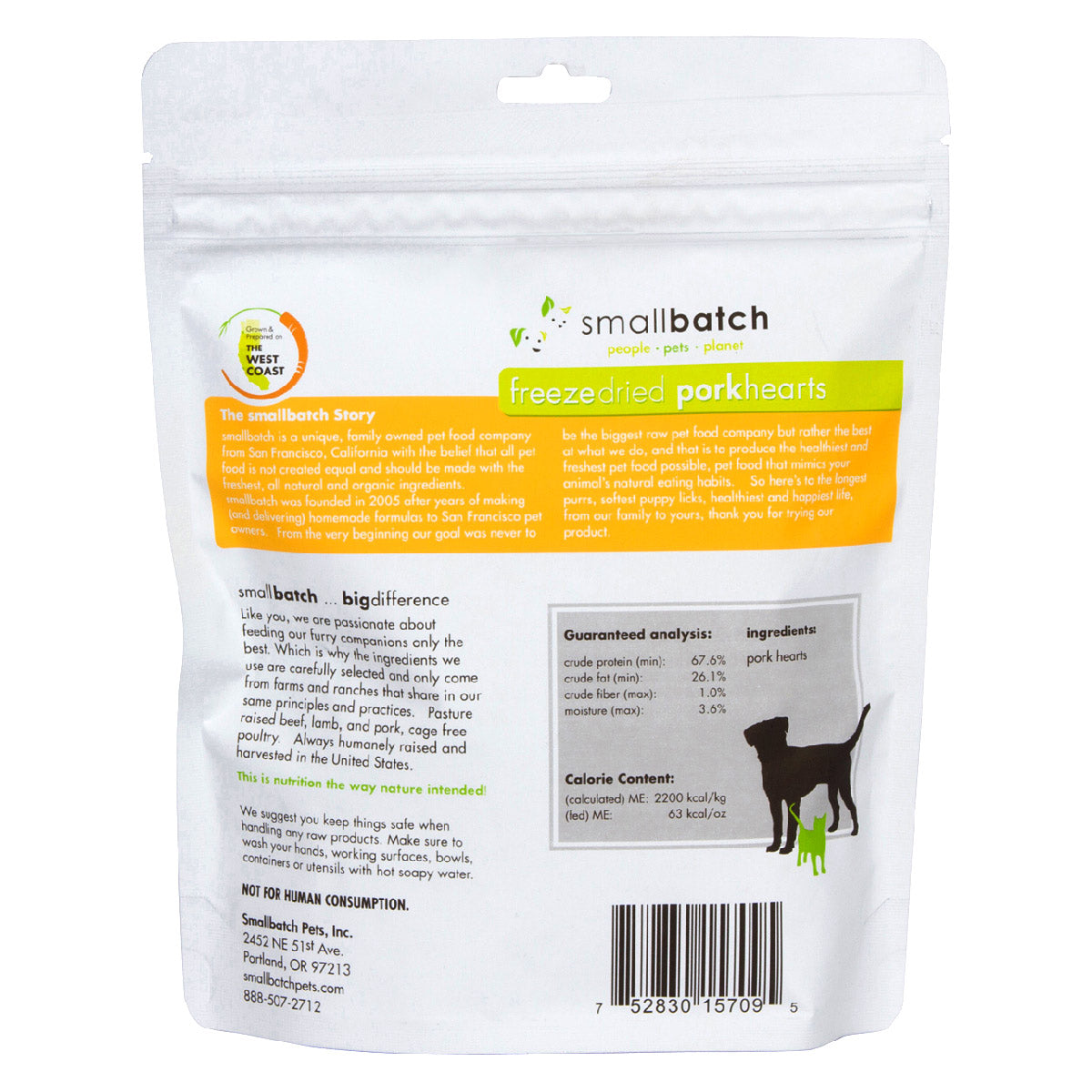 SmallBatch Pork Hearts Freeze-Dried Treats