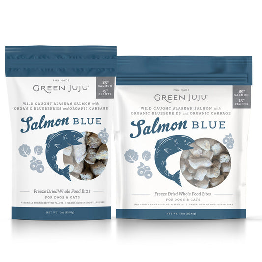 Green Juju Salmon Blue - Freeze Dried Bites
