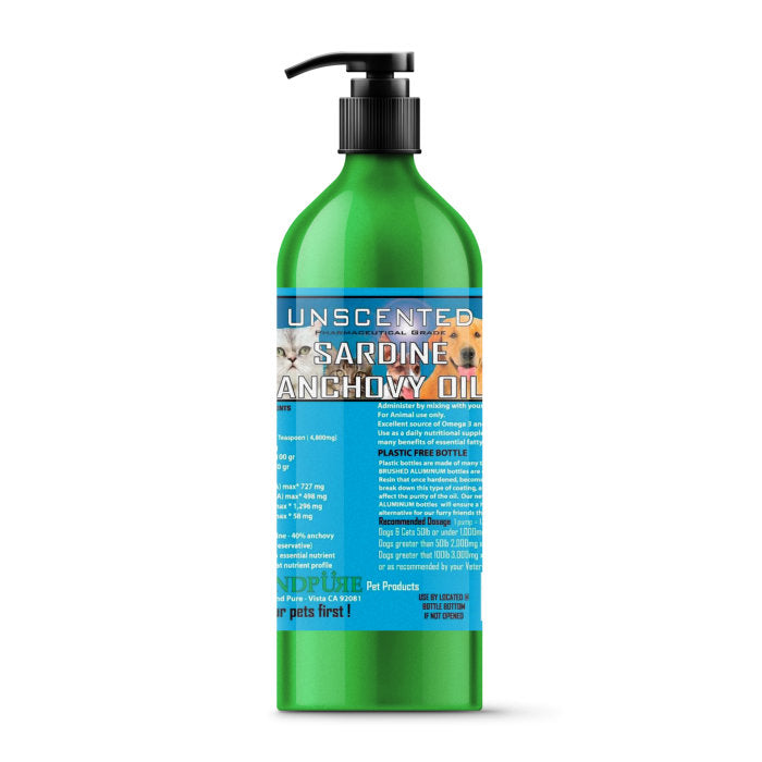 Iceland Pure Unscented Sardine/Anchovy Oil