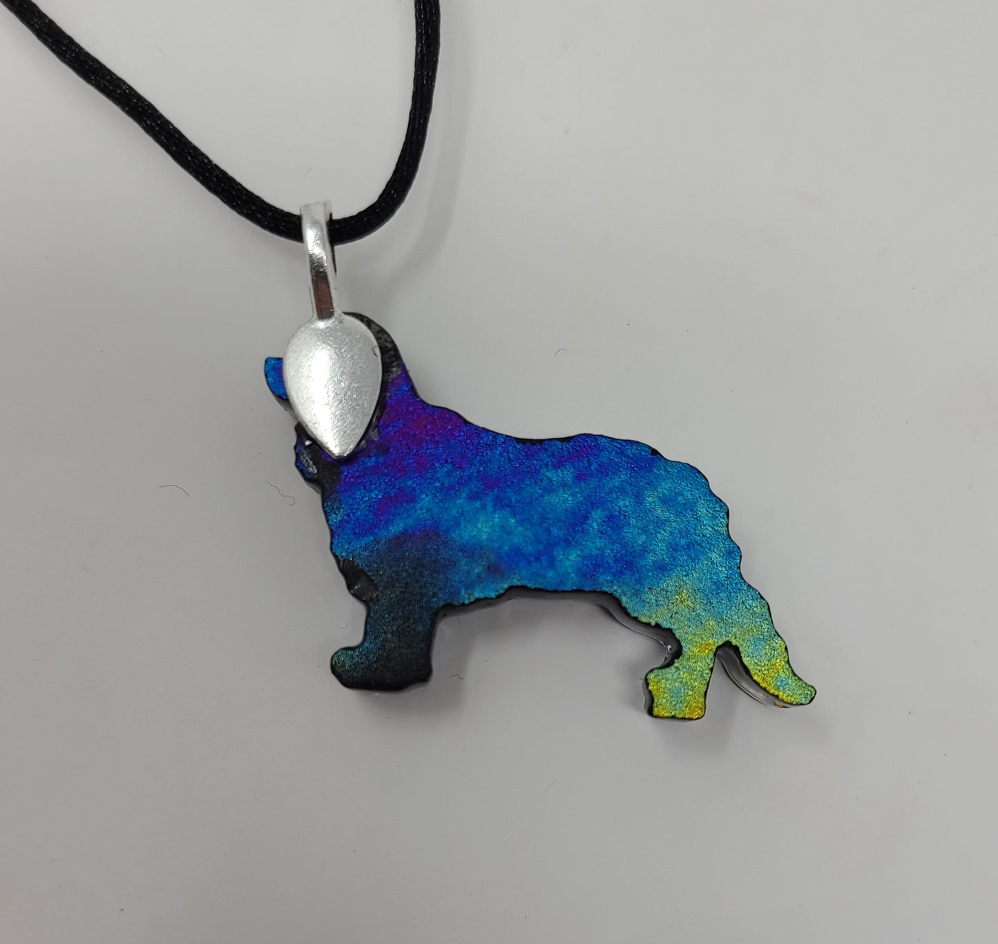 Handmade Spaniel Dichroic Glass Jewelry