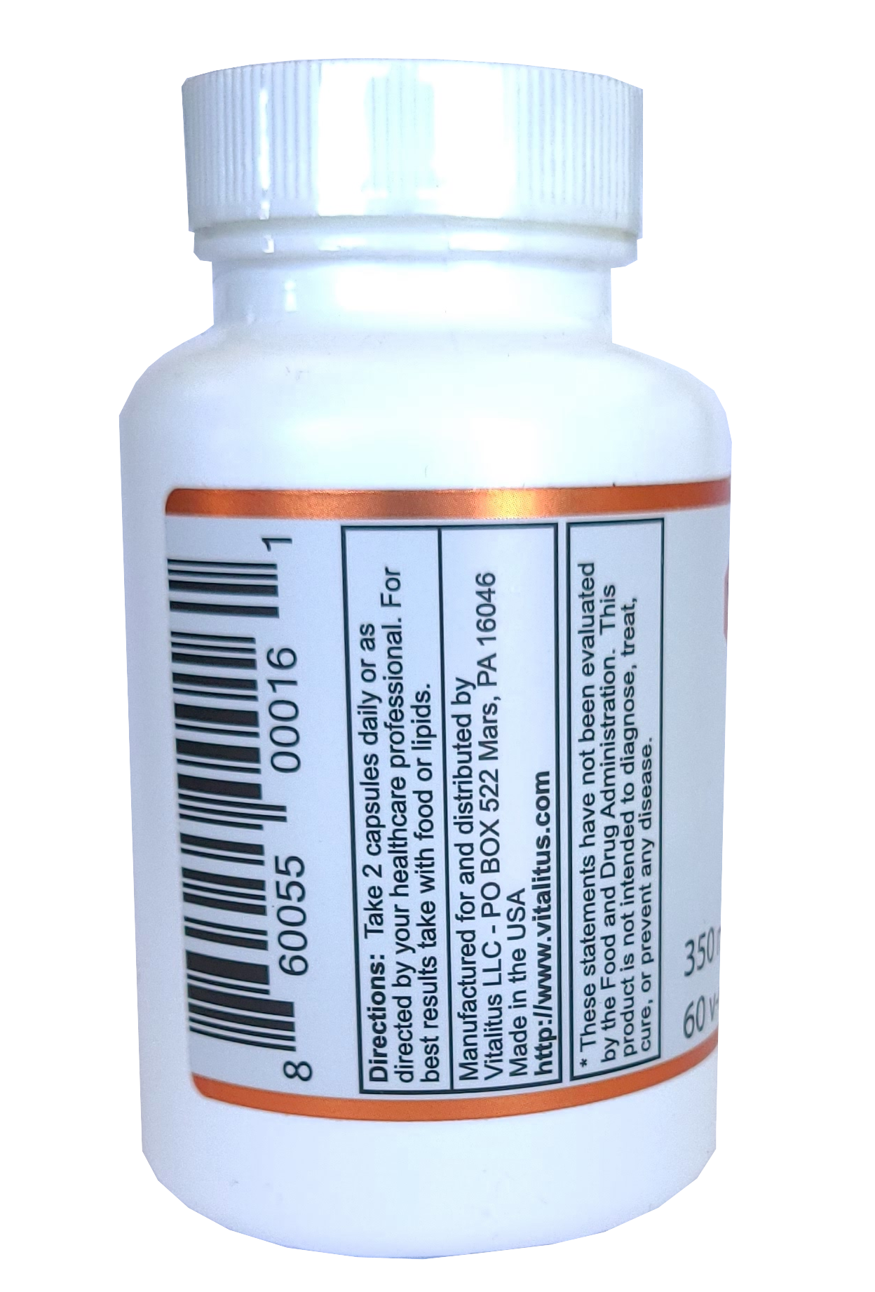 Vitalitus Anandaplus - 60 Count (Contains PEA & Oleoylethanolamide)