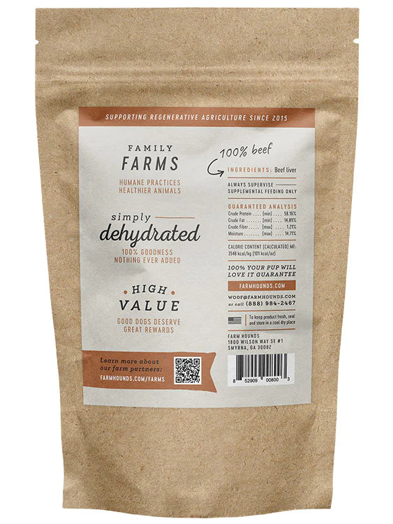 Farm Hounds Beef Liver 4 oz.