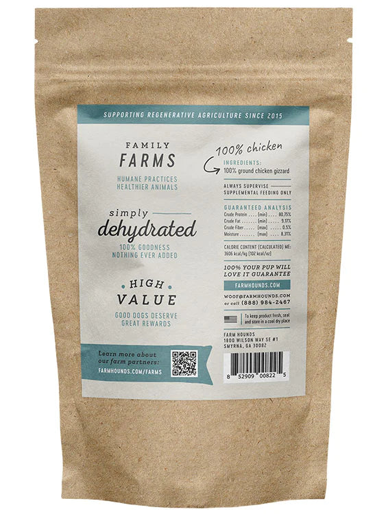 Farm Hounds Chicken Gizzard Sticks | 4oz
