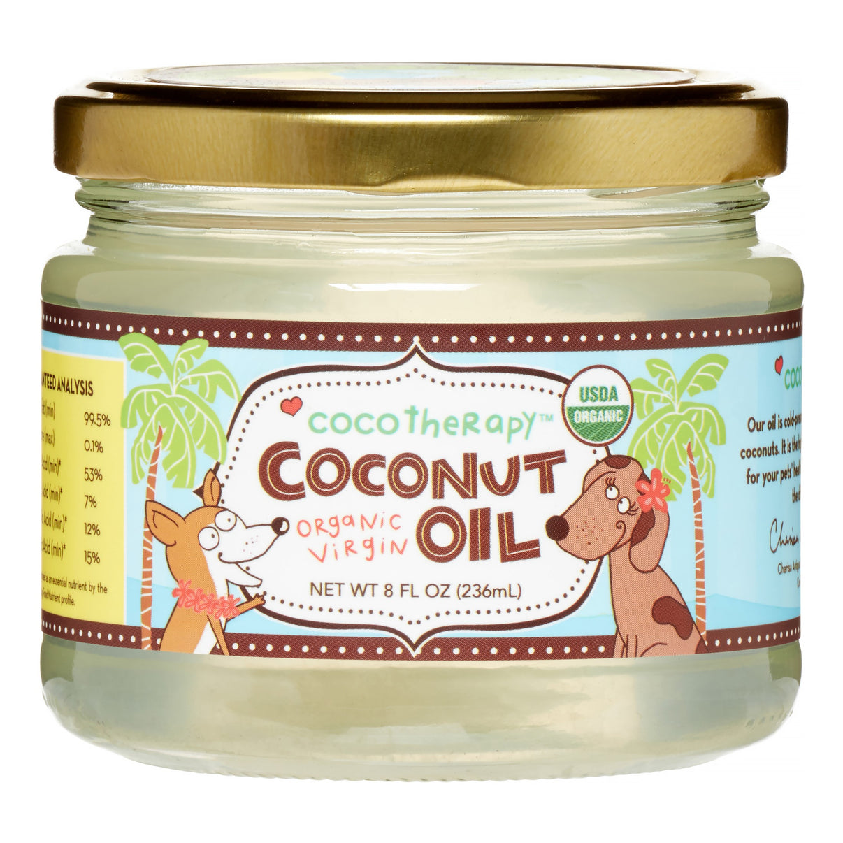 CocoTherapy Organic Virgin Coconut Oil Dr. Judy Naturally