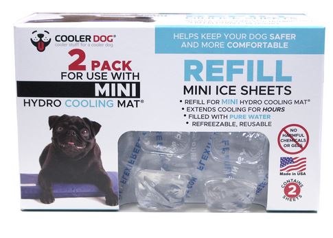 CoolerDog Mini Hydro Cooling Mat Refill Ice Sheets (2 pack)