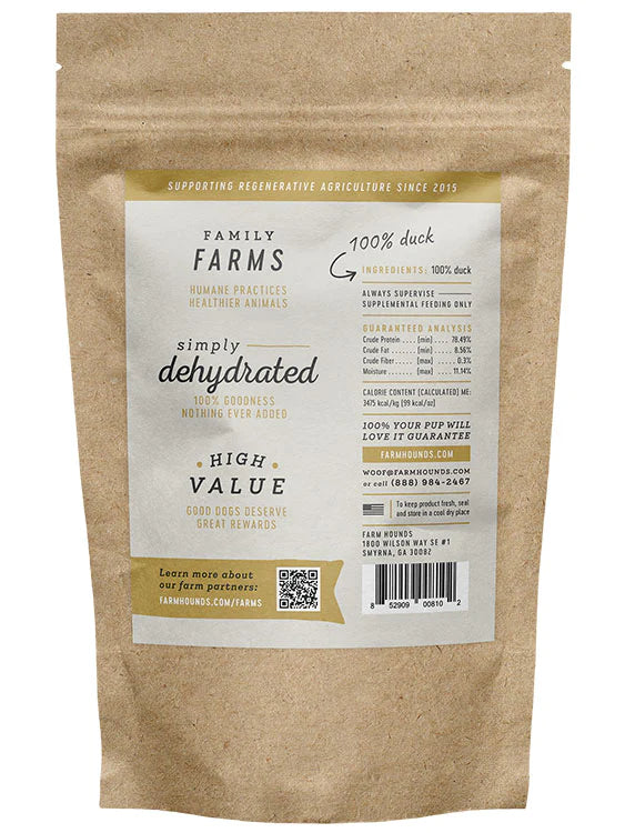 Farm Hounds Duck Jerky (3.5oz)