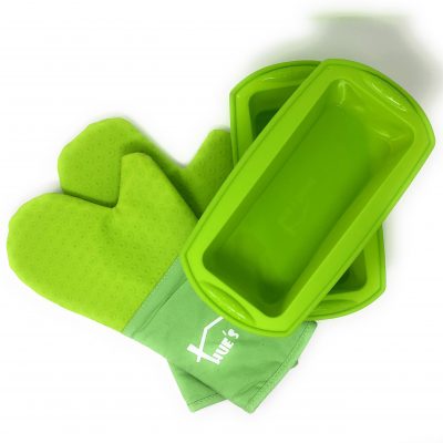 Dog Loaf Pans & Oven Mitts - Silicone
