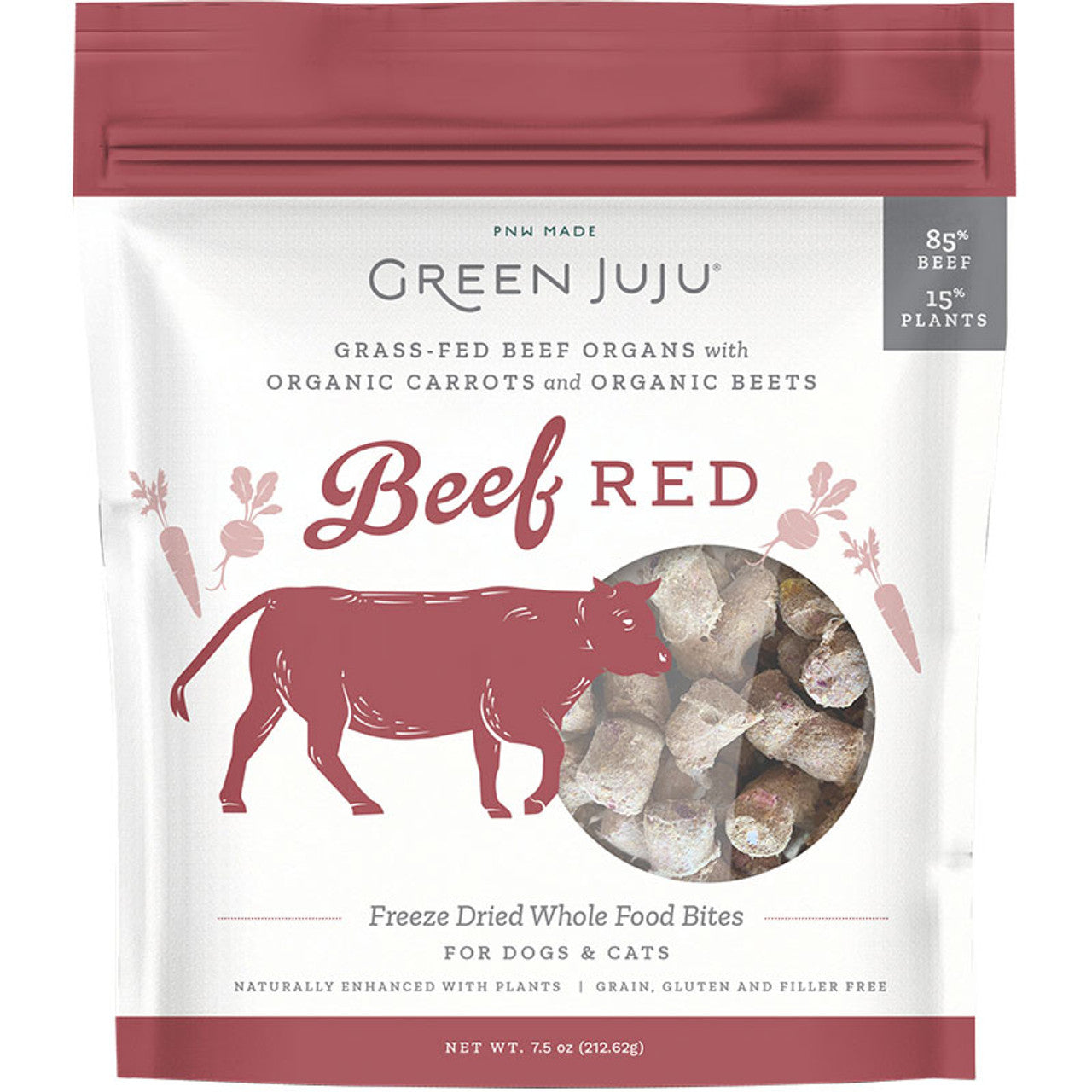 Green Juju Beef Red - Freeze Dried Bites