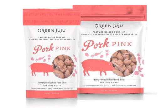 Green Juju Pork Pink - Freeze Dried Bites